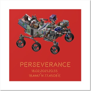 Perseverance mars rover 2020 Posters and Art